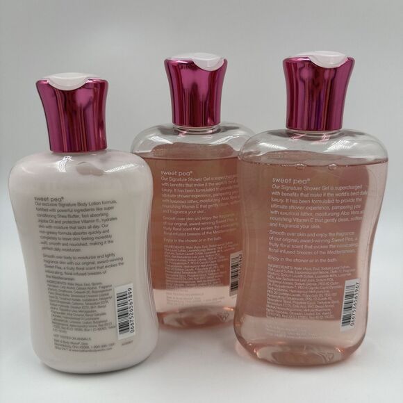 Bath & Body Works Sweet Pea Body Lotion & 2 Shower Gels - Picture 5 of 11